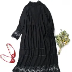 MEDE19F フェリシモ リバーレース遣いワンピース 高山都さんコラボ (79K＋2169)26H