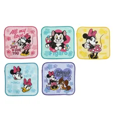 ミニタオル キャラクター ５枚組  キッズ  ミニーマウス