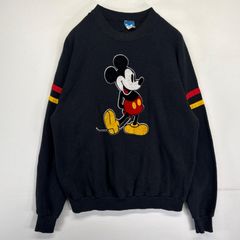 河合郁人着用 ヴィンテージ ミッキーマウス スウェット ブラック XL