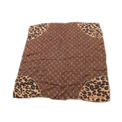 ルイ・ヴィトン LOUIS VUITTON スカーフ カレ モノグラム M72124 シルク スカーフ レディース Used B