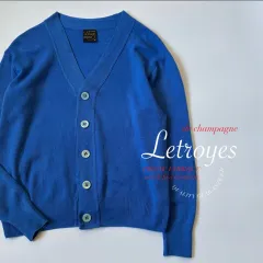 Letroyes / HENRI ホールガーメント　Vネック　ウール　ハイゲージ　ニットカーディガンのサムネイル