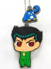 【中古】キーホルダー・マスコット(キャラクター) 【レア】浦飯幽助(プー ミニラバー付) 「幽☆遊☆白書 ラバーマスコット Vol.1 結束!浦飯チーム編」