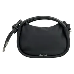 GANNI(ガニー) ハンドバッグ - 黒 レザー