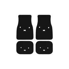 ミッフィー フロアマット カーマット 防水 丸洗いok ズレ防止加工 滑り防止 耐汚れ カスタムパーツ 車種専用設計 取付簡単 カスタムマット 保護パーツ カー用品 軽 普通車 フロント4枚組 0