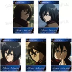 【中古】キャラカード ミカサ・アッカーマン ミニカードセット(5枚セット) 「進撃の巨人」