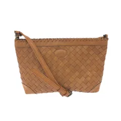 IBIZA イビサ ショルダーバッグ  メッシュ レザー 替えストラップ付    ブラウン レディース / 240001194850