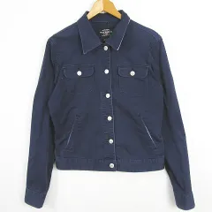 ポロジーンズ ラルフローレン POLO JEANS ジャケット ストレッチ  綿 L ネイビー kz13942