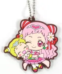 【中古】キーホルダー・マスコット(キャラクター) キュアエール＆はぐたん ラバーマスコット 「HUGっと!プリキュア＆ふたりはプリキュアあそーと」 C賞