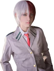 僕のヒーローアカデミア 轟焦凍コスプレウイッグ付き 緑谷 出久 爆豪勝己 飯田天哉 轟焦凍 制服 衣装 仮装 コスプレ 学園祭 ヒロアカ