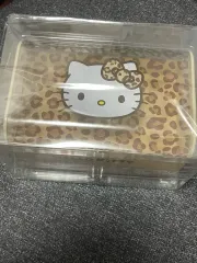 日本正規品 hello kitty(ハローキティ) ブラウン レオパード 小物 ケース 収ボックス