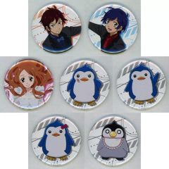 [중고] 배지 핀즈 전 7종 세트 [극장판 RE:cycle of the PENGUINDRUM 캐러 배지 컬렉션]