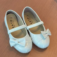 女の子靴　白　18㎝　フォーマルシューズ
