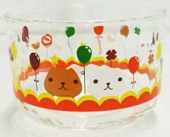 [중고]접시·찻잔(캐릭터) 카피바라씨 & 화이트씨(풍선/지상) 유리 그릇 [이치반쿠지 카피바라씨 산큐루바루~n] G상