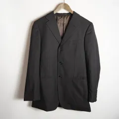 正規 Burberry Black Label バーバリー ブラックレーベル 3B テーラード ストライプ ウール ジャケット bmd30-505-57 日本製 40R グレー ●★2