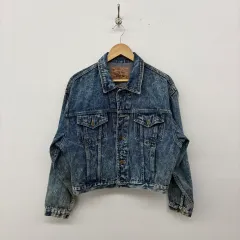 ハーレーダビッドソン デニムジャケット ヴィンテージ ウォッシュ レディース L