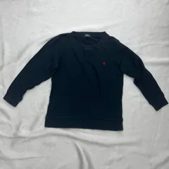 Polo By Ralph Lauren　ポロバイラルフローレン　スウェットシャツ　Tシャツ　キッズ　サイズ120  ブラック　黒　トレーナー　90's  オールドタグ