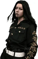 東京卍リベンジャーズ 場地圭介 コスプレ 衣装 ウィッグ付き 刺 !-利用不可文字-! スタイル 東京卍會 壱番隊隊長 特攻服 コスプレ アニ