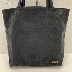 1560　FEILER　フェイラー　トートバッグ　ハンドバッグ　パラディス　ジャガード　ナイロン　黒　ブラック　肩がけ　レディース　花　花柄　ローズ　薔薇　鳳凰　鳥
