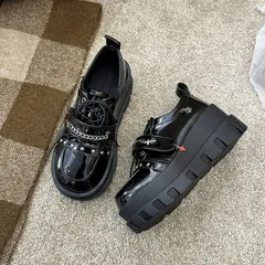 リボン ロリータ 靴 デザイン