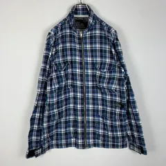 【中古品】STUSSY ステューシー ZIP UP CHECK BLOUSON ジップアップ チェック ブルゾン 長袖 トップス 【142-260227-ks-19-fuz】