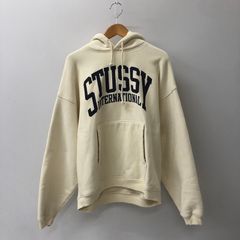 Stussy ニットパーカー アイボリー Mサイズ - メルカリ