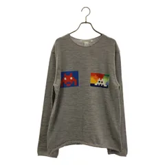 COMME des GARCONS SHIRT / コムデギャルソンシャツ | 2022AW | スペースインベーダー ニット | L | グレー | メンズ