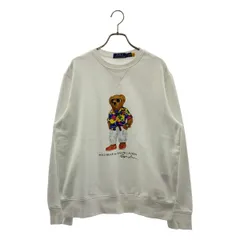 POLO RALPH LAUREN / ポロラルフローレン | ポロベア オーバーシルエット スウェット トレーナー | M | ホワイト | メンズ