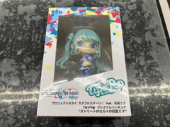  未開封品 ストリｰトのセカイの初音ミク (瞳:ブルｰ) Tip'n'Pop プレミアムフィギュア プロジェクトセカイ
