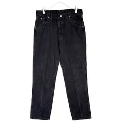 90年代 USA製 Wrangler ラングラー 96501CB デニムパンツ ブラック(メンズ W32 L30)中古 古着 X7253
