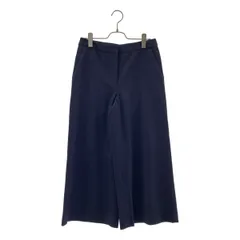 theory luxe / セオリーリュクス | ウール ストレッチ ワイドパンツ | 40 | ネイビー | レディース