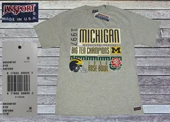 ⚠️⚠️ デットストック 新品 Mサイズ JAN SPORT アメリカ製 USA製 ジャンスポーツ 1990s ビンテージ ROSE BOWL ローズホウル BIG TEN CHAMPIONS ビッグテン チャンピオン アメフト  ミシガン大学 Tシャツ