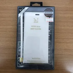 スマホケース X専用 iPhoneケース iPhoneX NATURAL gesign SMART COLLECTION マグネット式フラップサイド カードポケット スタンド機能付 ソフトTPUケース iP8-ACB08 ACB White×Black
