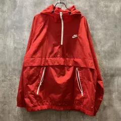 NIKE アノラックナイロンパーカー レッド ナイキ 