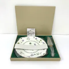 未使用 Noritake ノリタケ ボーンチャイナ ケーキプレート＆サーバー セット 長期保管品