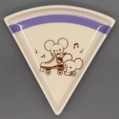 【中古】皿・ボウル ワッカネズミ ピザ型プレート 「一番くじ ポケピース ～“PEACE”なダイナーへようこそ～」 G賞