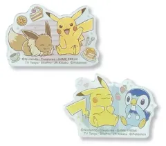 【中古】クリップ 集合(ブルー＆ピンク) アクリルダイカットクリップ (2個組) 「ポケットモンスター」