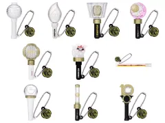 【中古】キーホルダー 全10種セット ミニチュアペンライトチャーム 「ミュージカル『刀剣乱舞』」 十周年記念グッズ