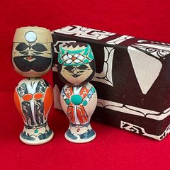 ア*プ様 卯三郎こけし仮面ライダーV3 ライダーマン民芸品、超レア