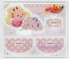 【中古】アクリルスタンド・アクリルパネル キュアマシェリ＆キュアアムール プリプリおてだま ゆらゆらアクスタ(アクリルスタンド) 「HUGっと!プリキュア」