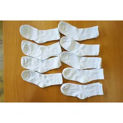【新品 未使用】 9足セット 靴下 キッズ  子供 靴下ショートくつした スクールソックス  女の子 男の子 ホワイト 白 まとめ売り 涼しい 蒸れにくい 小学生 保育園 幼稚園 子ども  入学式 [ネコポス]