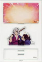 [중고]아크릴 스탠드 아크릴 패널 우수천원 & 준문탄지로(데포르메) [귀멸의 칼날 기둥 연고편×ufotable Cafe×마치아소비 CAFE 리얼타임 카페 랜덤 미디오라마 아크릴 스탠드 - 우수천원-]
