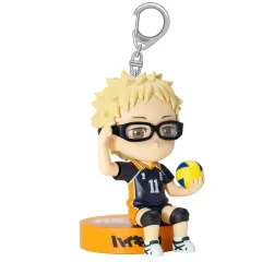 【中古】キーホルダー 月島蛍 きゃらぺいっ! 「ハイキュー!!」 