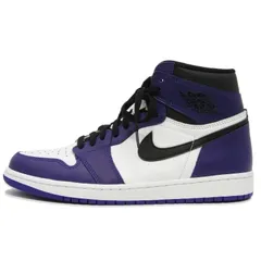 美品 NIKE ナイキ 28.5cm AIR JORDAN 1 RETRO HIGH OG 555088-500 エアジョーダン1 レトロ ハイカット COURT PURPLE/BLACK  35005414