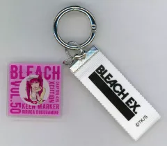 【中古】キーホルダー 毒ヶ峰リルカ 「BLEACH生誕20周年記念原画展 BLEACH EX. オリジナルレコードジャケットキーチェーンコレクション」