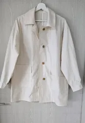 オススメ新品 春 ジャケットコート クリームアイボリー