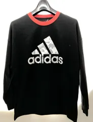 adidas アディダス 長袖 Tシャツ ロンT カットソー ブラック 160cm HM7175 ZH187 キッズ ジュニア 子供用