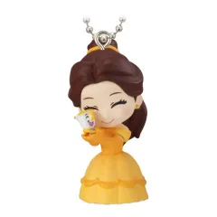 【中古】キーホルダー ベル＆チップ 「ディズニープリンセス ぎゅーこっと」