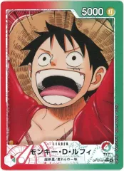 【中古】アクリルスタンド・アクリルパネル モンキー・D・ルフィ カードデザインアクリルスタンド 「一番くじ ONE PIECE カードゲーム」 G賞
