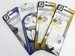 未使用同様 ゴルフグローブ 4点セット FootJoy ナノロックNEO 2点 ナノロックツアー 1点 DrySof 1点 サイズ26 日0002-0403-55のサムネイル