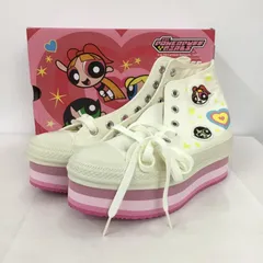 CONVERSE コンバース スニーカー 5SE182 ALL STAR CHUNKYLINE HI パワーパフ ガールズ 厚底ソール 25cm 箱有